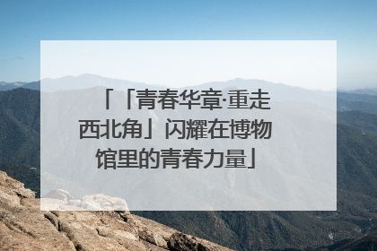 「青春华章·重走西北角」闪耀在博物馆里的青春力量