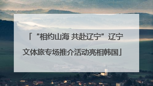 “相约山海 共赴辽宁”辽宁文体旅专场推介活动亮相韩国