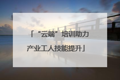 “云端”培训助力产业工人技能提升