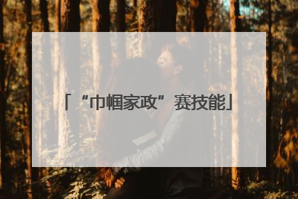 “巾帼家政”赛技能