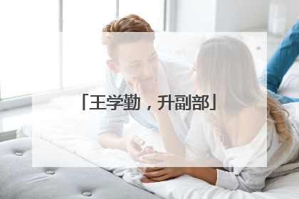 王学勤，升副部