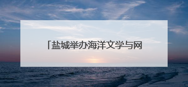盐城举办海洋文学与网络文艺融合沙龙，200人共话“文化破圈”