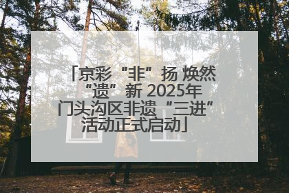 京彩“非”扬 焕然“遗”新 2025年门头沟区非遗“三进”活动正式启动