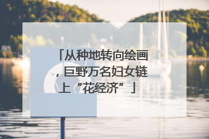 从种地转向绘画，巨野万名妇女链上“花经济”