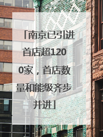南京已引进首店超1200家，首店数量和能级齐步并进