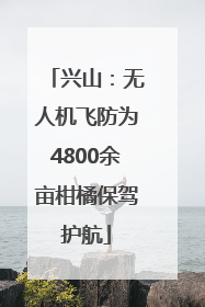 兴山：无人机飞防为4800余亩柑橘保驾护航
