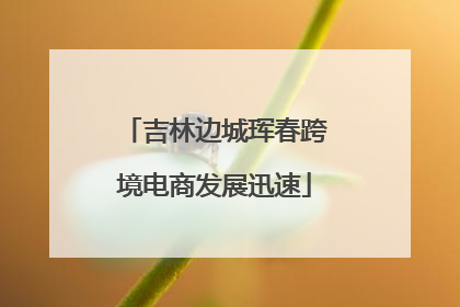 吉林边城珲春跨境电商发展迅速