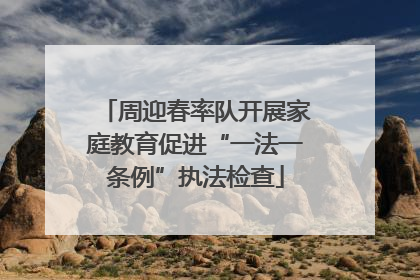 周迎春率队开展家庭教育促进“一法一条例”执法检查