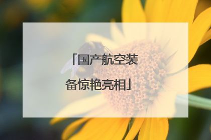 国产航空装备惊艳亮相
