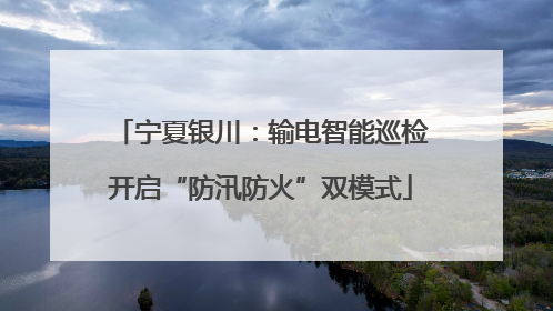 宁夏银川：输电智能巡检开启“防汛防火”双模式