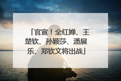 官宣！全红婵、王楚钦、孙颖莎、潘展乐、郑钦文将出战