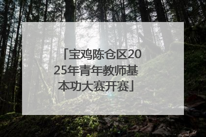 宝鸡陈仓区2025年青年教师基本功大赛开赛