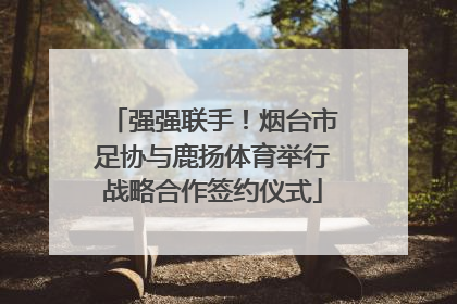 强强联手！烟台市足协与鹿扬体育举行战略合作签约仪式