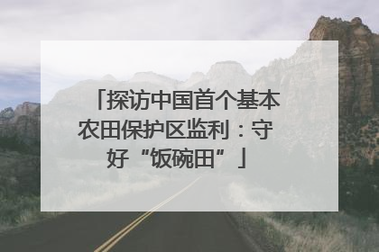探访中国首个基本农田保护区监利：守好“饭碗田”