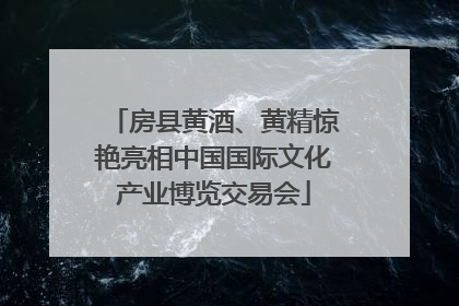 房县黄酒、黄精惊艳亮相中国国际文化产业博览交易会