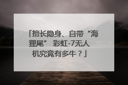 擅长隐身、自带“海狸尾” 彩虹-7无人机究竟有多牛？
