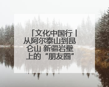 文化中国行丨从阿尔泰山到昆仑山 新疆岩壁上的“朋友圈”画的啥