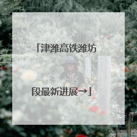 津潍高铁潍坊段最新进展→