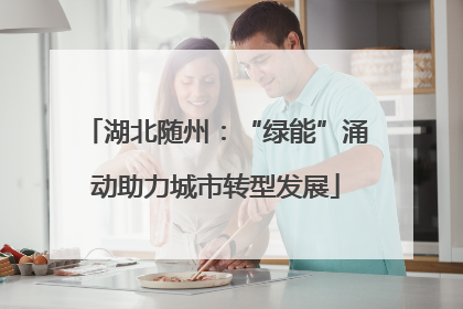 湖北随州：“绿能”涌动助力城市转型发展