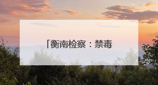 衡南检察：禁毒宣传进乡村，共筑防毒“安全网”