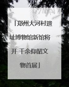 郑州大河村遗址博物馆新馆将开 千余仰韶文物首展
