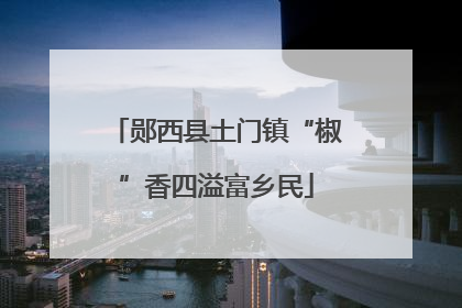 郧西县土门镇“椒”香四溢富乡民