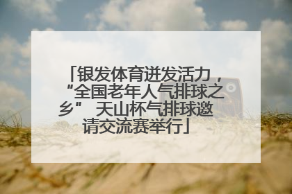 银发体育迸发活力，“全国老年人气排球之乡” 天山杯气排球邀请交流赛举行