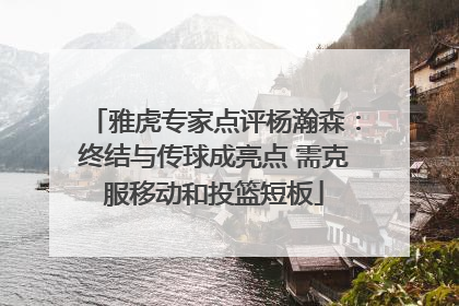 雅虎专家点评杨瀚森：终结与传球成亮点 需克服移动和投篮短板