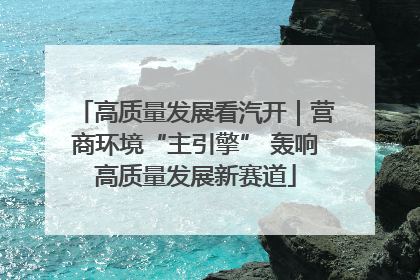 高质量发展看汽开｜营商环境“主引擎” 轰响高质量发展新赛道