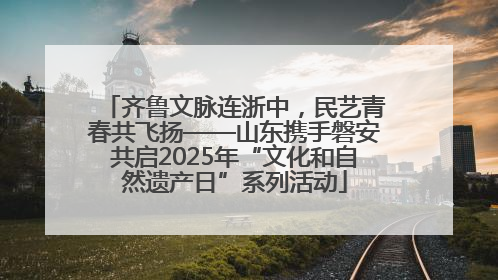 齐鲁文脉连浙中，民艺青春共飞扬——山东携手磐安共启2025年“文化和自然遗产日”系列活动