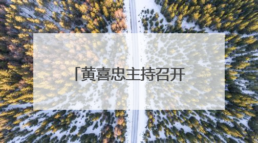 黄喜忠主持召开市委学习教育集中整治工作推进会