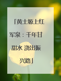 黄土塬上红军泉：千年甘甜水 浇出振兴路