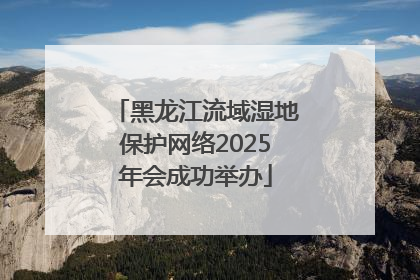 黑龙江流域湿地保护网络2025年会成功举办