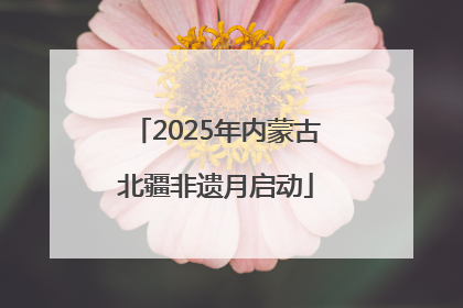 2025年内蒙古北疆非遗月启动