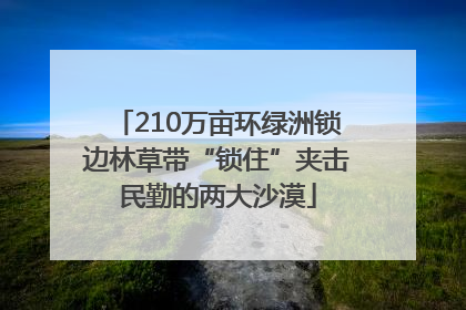 210万亩环绿洲锁边林草带“锁住”夹击民勤的两大沙漠