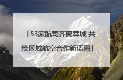 53家航司齐聚蓉城 共绘区域航空合作新蓝图