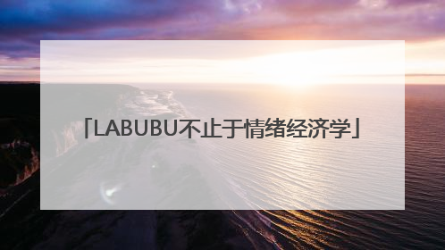 LABUBU不止于情绪经济学